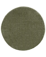 Safavieh Tahoe Shag THO670W 6'7"x6'7" Round Area Rug