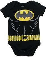 Dc Comics Baby Boys Justice League 5 Pack Costume Bodysuits Newborn to (0-3 Months - 24 Months)