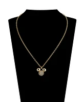 Disney Crystal Mickey Mouse Fireball Pendant Necklace