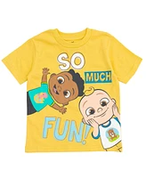 CoComelon Jj Cody T-Shirt and Mesh Shorts Outfit Set Infant to Toddler