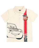 Disney Boys Lion King Mickey Mouse Cars Polo Shirt and Shorts Outfit Set