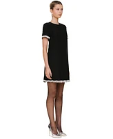 Avec Les Filles Women's Embellished A-Line Dress