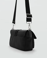 Mango Women's Buckle Detail Shoulder Bag