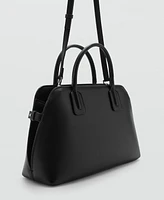 Mango Women's Double-Handle Bowling Bag