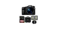 Sony CyberShot RX10 Iv Digital Camera with 128GB Sd Card and Accessory Bundle