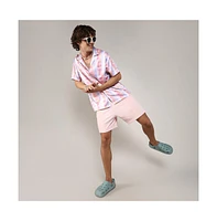 Men's Lavender & Pale Orange Relaxed Ombre Shirt