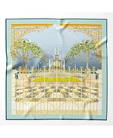 Elizabetta Garden of Dreams - Hand Rolled Silk Foulard for Women