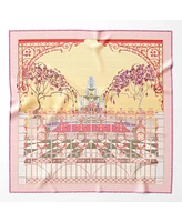 Elizabetta Garden of Dreams - Hand Rolled Silk Foulard for Women