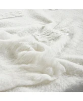 Ihi Home Lux Mohair Throw Blanket I 50" x 70