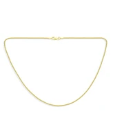 Bling Jewelry Slender 3mm Bali Style 14k Gold Plated Sterling Silver Caviar Coreana Popcorn Chain Necklace for Women