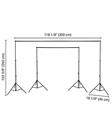 Yescom 8.5x10Ft Photography Background Backdrop Support Stand Kit Video Shooting 2 Pack