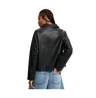 Cotton On Women's Ivy Faux Leather Jacket