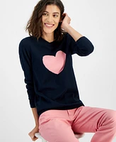 Tommy Hilfiger Women's Long-Sleeves Heart Sweater