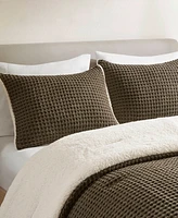 Madison Park Riordan Waffle Knit Chenille -Pc. Comforter Set