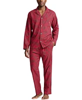 Polo Ralph Lauren Men's 2-Pc. Plaid Flannel Pajamas Set