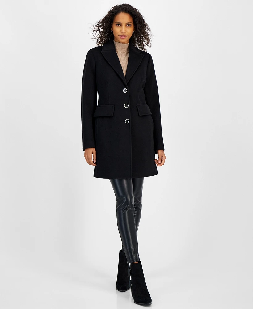 Michael Kors Women's Notched-Collar Coat