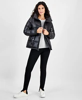 Michael Kors Women's Hooded Puffer Coat, Created for Macy's