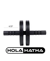 HolaHatha Exercise Fitness Abdominal Core Toner Workout Double Ab Roller Wheel