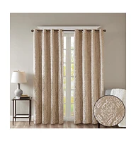 SunSmart Mirage Knitted Jacquard Damask Total blackout curtains for bedroom