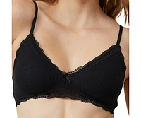 Cotton On Women's Lace Triangle Padded Bralette
