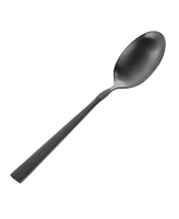 MegaChef Cravat 20 Piece Flatware Utensil Set, Stainless Steel Silverware Metal Service for 4 Matte Black