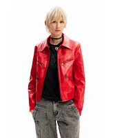 Desigual Women's Retro biker jacket