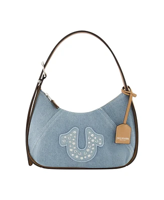 True Religion Religon Strudded logo Denim Hobo