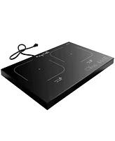 MegaChef 1400 Watt Dual Induction Cooktop