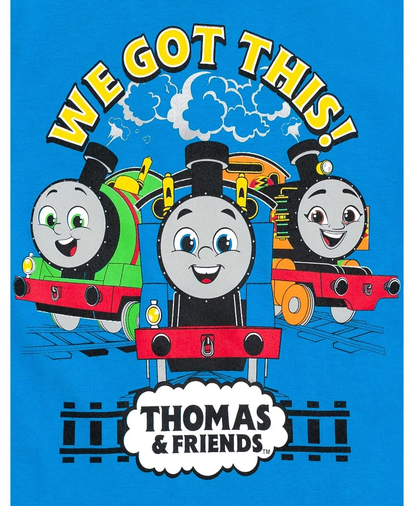 Thomas & Friends Toddler Boys Tank Engine Graphic T-Shirt and Shorts Outfit Set to