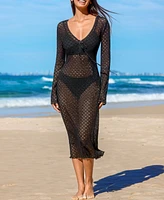 Cupshe Women's Crochet Beach Cover-Up Dress