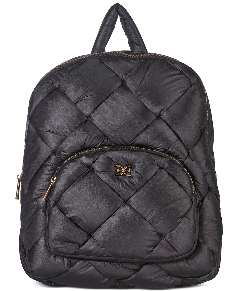 Sam Edelman Jianna Woven Nylon Large Backpack