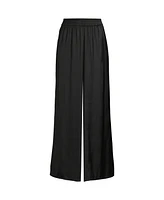 Lands' End Women's Wide Leg Fluid Palazzo Pants