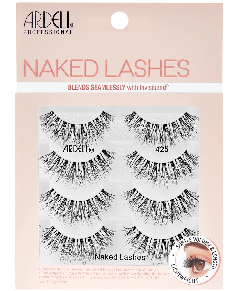 Ardell Naked Lashes #425, 4-Pk.