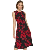 Tommy Hilfiger Petite Sleeveless Printed Dress