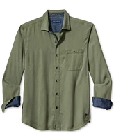 Tommy Bahama Men's Ocean Wash Classic-Fit Button-Down Twill Shirt