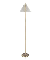 Lumisource 65" Metal Cassis Glam Art Deco Floor Lamp