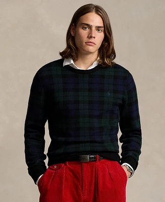 Polo Ralph Lauren Men's Plaid Washable Wool Sweater