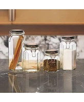 Amici Home Adler Glass Canister, Set of 2 - Medium