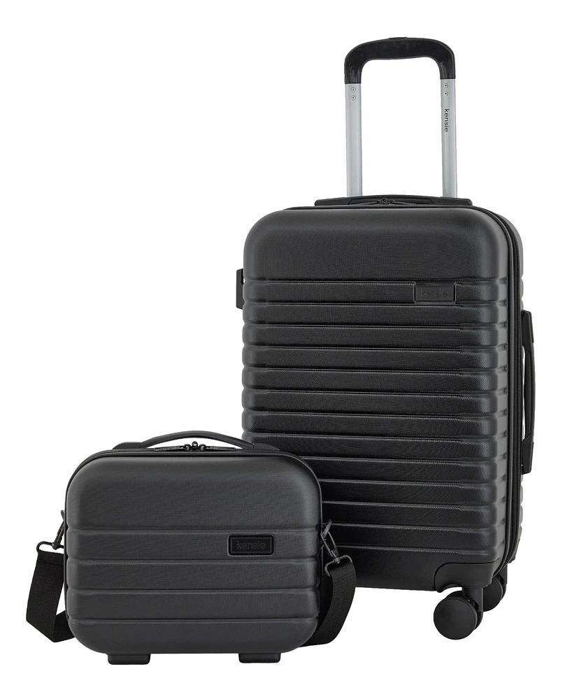 kensie Graceful Collection 2 Pc. Expandable Rolling Hardside Luggage Set