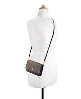 Nine West Women's Lockup 9 Phone Crossbody Wallet