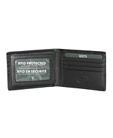 Roots Men's Men Leather Slimfold Wallet with Removable Id