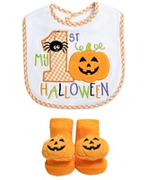 Baby Essentials My 1st Halloween Bib & Sock Set