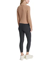 Dkny Sport Women's Half-Zip Mock Neck Top