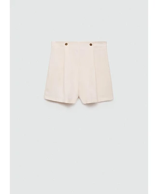 Mango Women's Jewel Button Shorts