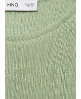 Mango Women's Fine Ribbed-Knit Sweater