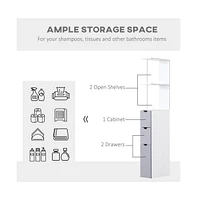 Slickblue Bathroom Storage Cabinet Elegant and Practical Solution for Organizing Essentials