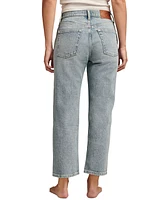 Lucky Brand Women's '90s Loose Cropped Embellished Jeans