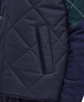 Barbour Men's Holburn Quilted Full-Zip Brushed Herringbone Vest