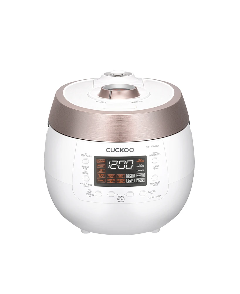 Cuckoo 6-Cup Heating Pressure Twin Pressure Rice Cooker