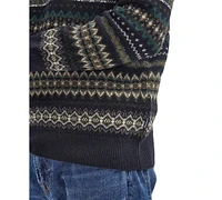 Barbour Men's Case Classic-Fit Fair Isle Wool Crewneck Sweater